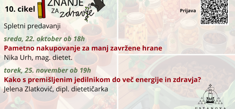 PREDAVANJI ZNANJE ZA ZDRAVJE 2025/2026 PREDAVANJI ZNANJE ZA ZDRAVJE 2025/2026