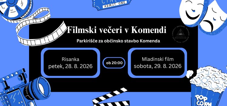 FILMSKI VEČERI V KOMENDI 2026 FILMSKI VEČERI V KOMENDI 2026