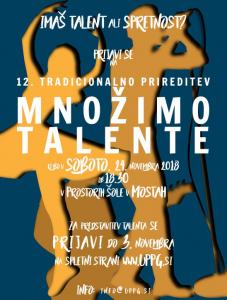 množimo talente - poster