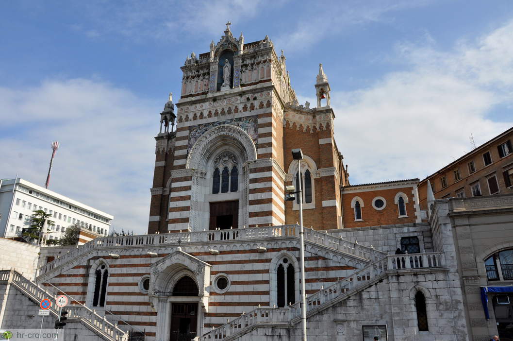 Cerkev Lurške Matere Božje, Reka, vir: https://hr-cro.com/slo